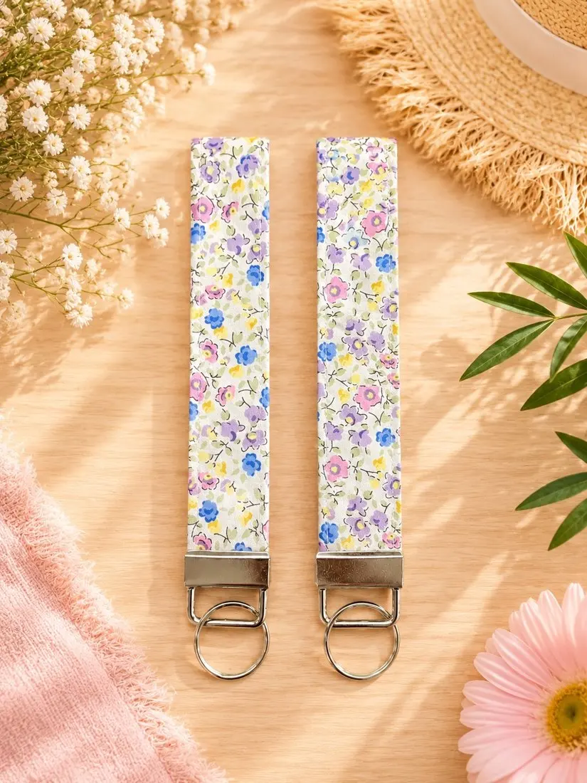Lavender Floral keychains