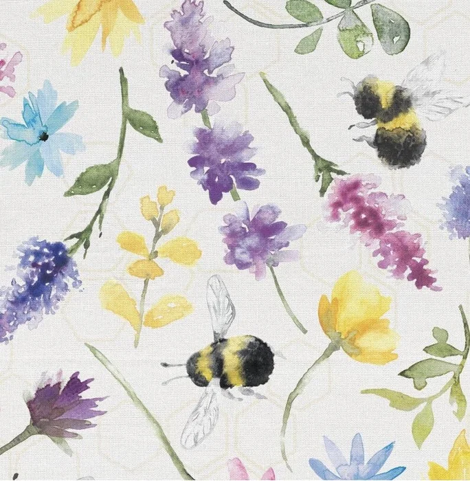 Bee Meadow fabric swatch