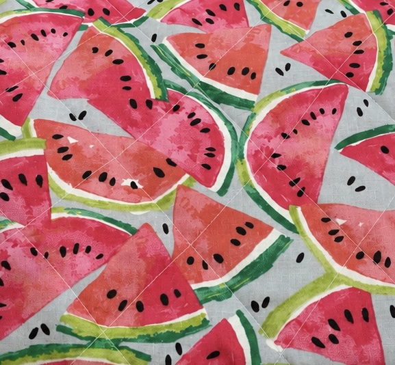 Watermelon fabric swatch
