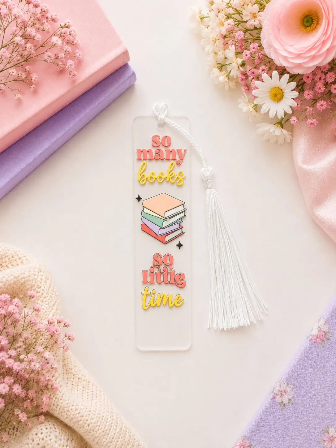 So Many Books, So Little Time bookmark